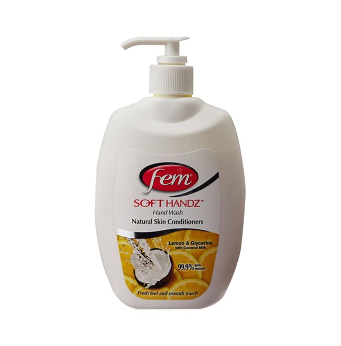 Dabur fem soft handz handwash with lemon, glycerine & coconut milk